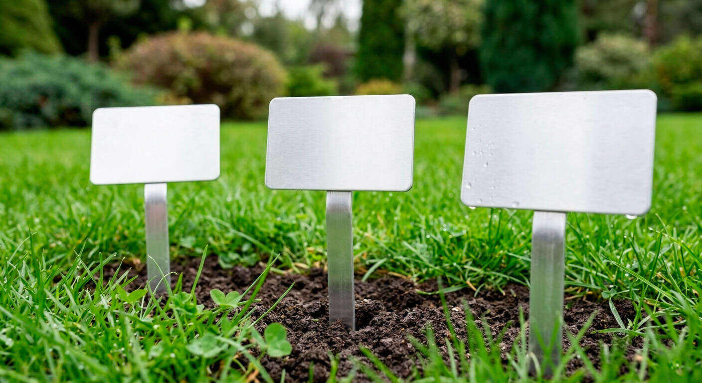 Таблички газонные