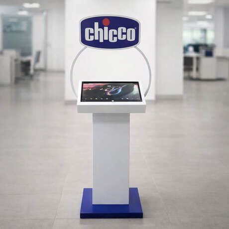 Стойка для рекламы с планшетом