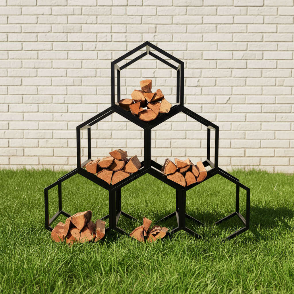 Модульная дровница «Геометрия»