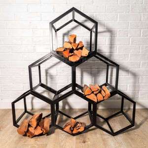 Модульная дровница «Геометрия»