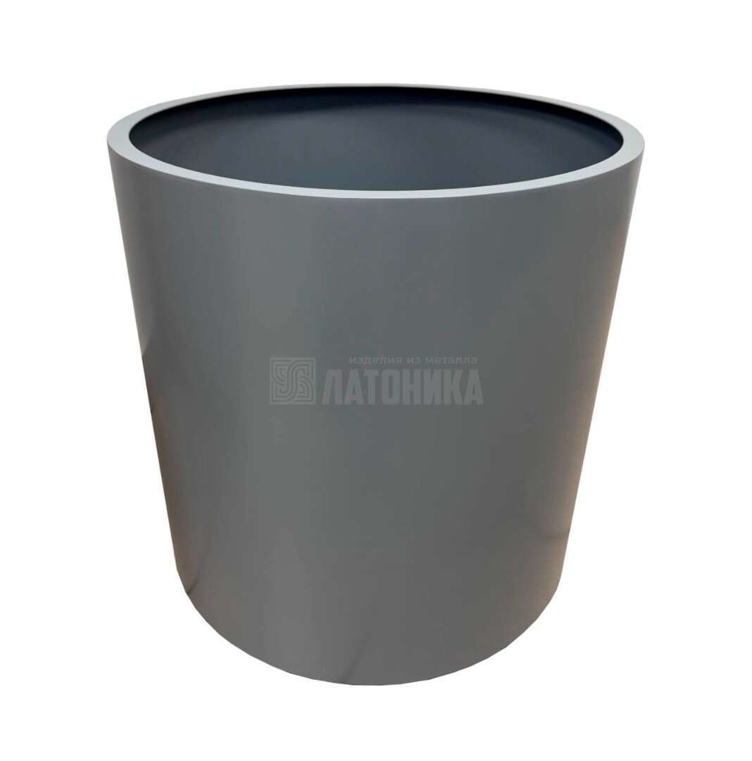 Кашпо для искусственных цветов (серый графит)