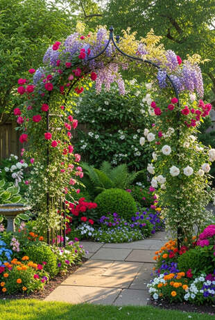 садовые арки из металла на заказ