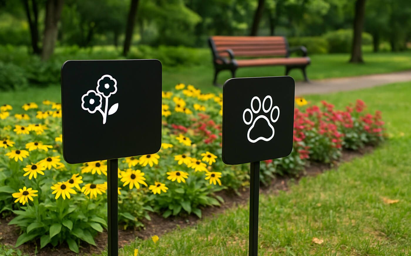 Таблички из металла