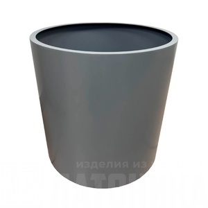 Кашпо для искусственных цветов (серый графит)