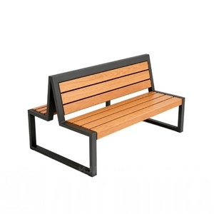 Двойная парковая лавочка «Контур»