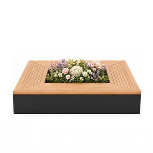 Квадратная парковая скамейка «Ботаника»