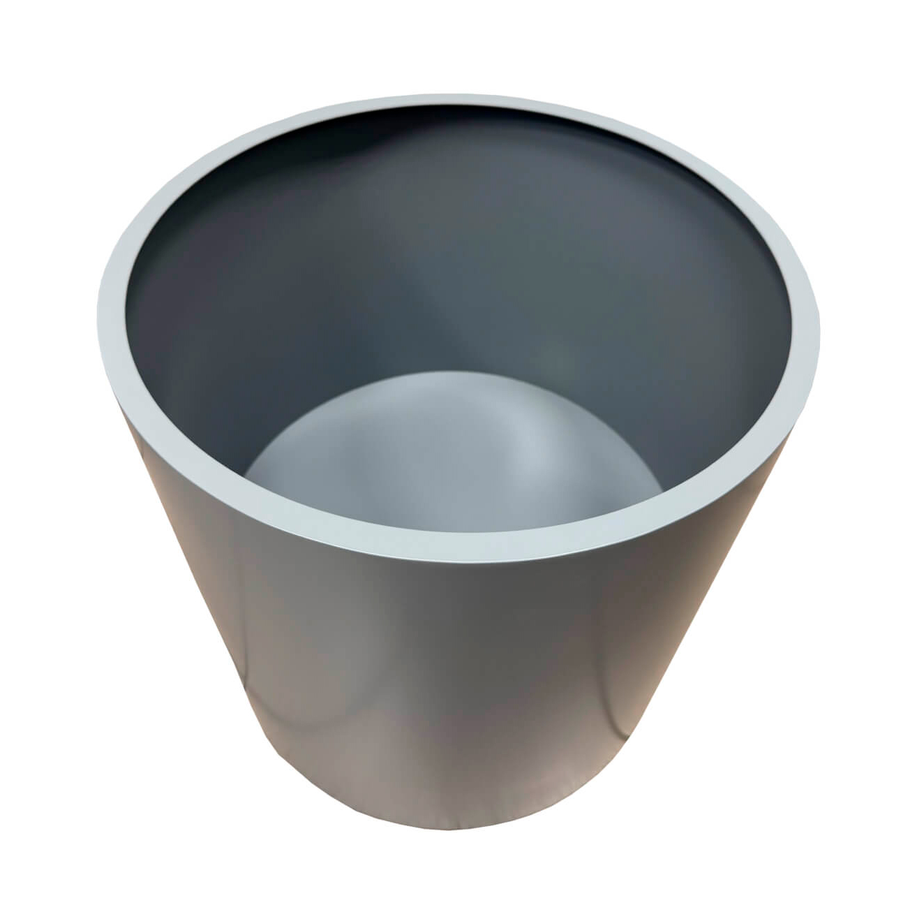 Кашпо для искусственных цветов (серый графит)