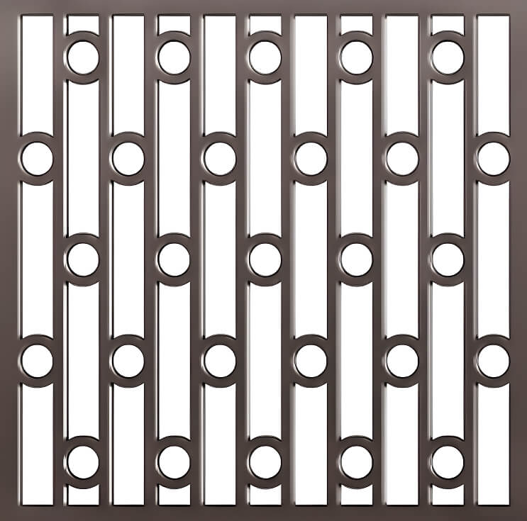 Кольца на прутьях