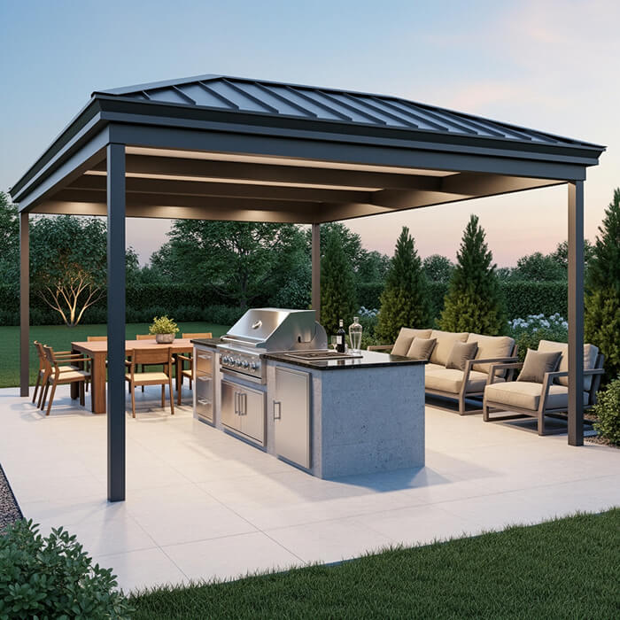 Для зоны барбекю и гриля