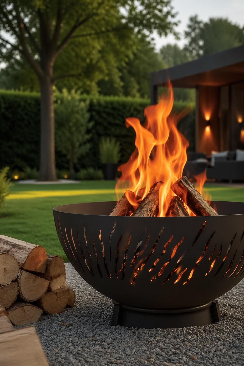 Стильные и продуманные костровые чаши из металла на заказ